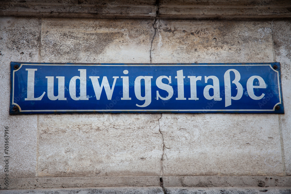 Ludwigstraße Straßenschild
