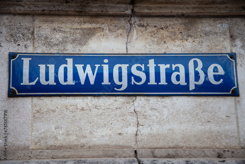 Ludwigstraße Straßenschild
 photo