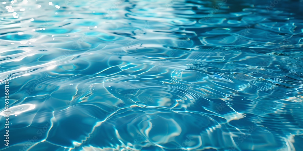 Blue pool water texture, ripples on clear water. Blue pool water texture, ripples on clear water.