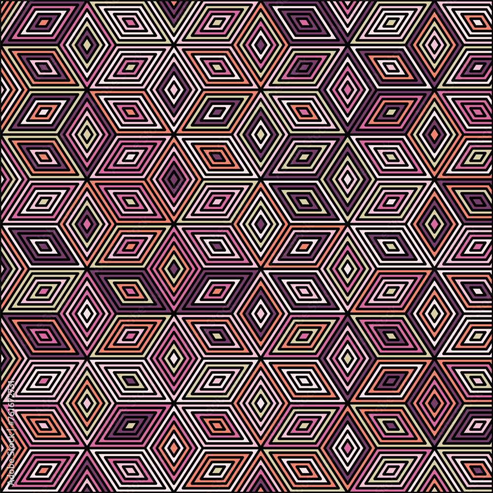 Seamless geometric pattern background. Seamless background template for texture, textiles, design, creative design and interior design ideas
