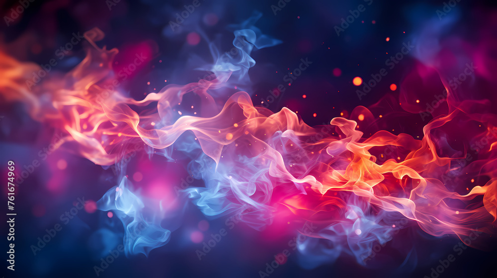 Colorful abstract smoke background Colorful abstract smoke background