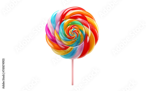 Candy Pop on a Clear and Colorful Background