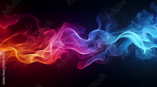 Colorful abstract smoke background © Derby