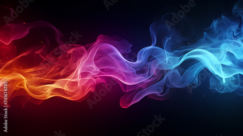 Colorful abstract smoke background