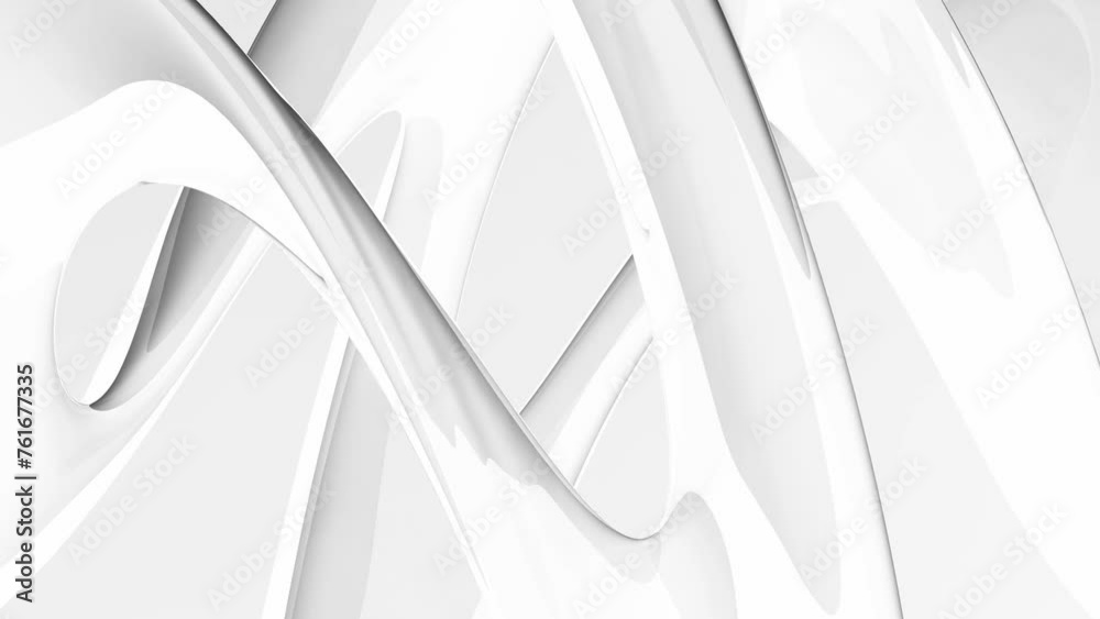 moderne elegante visionäre Designform mit ästhetischer Balance, visuelle Innovation, neuartige Methoden, Hintergrund, Geometrie, Wirbel, Kurven, grau