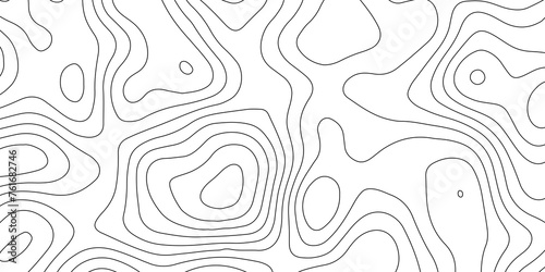 Abstract white topography vector background. Topographic map. Geographic mountain relief. counter map wavy line paper textrue. grid curve line abstract vector illustration .