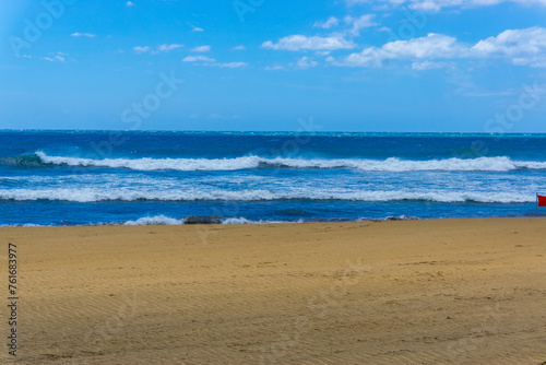 Dunes and Coastline of Maspalomas on Gran Canary Island