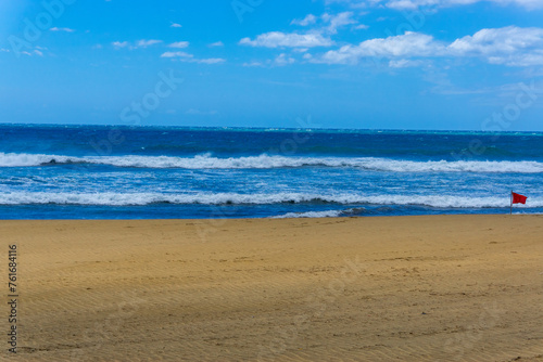 Dunes and Coastline of Maspalomas on Gran Canary Island