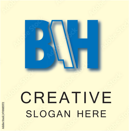 BAH 3 Letter Logo Creative