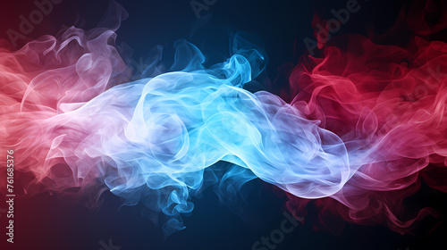 Colorful bokeh and smoke background © Derby