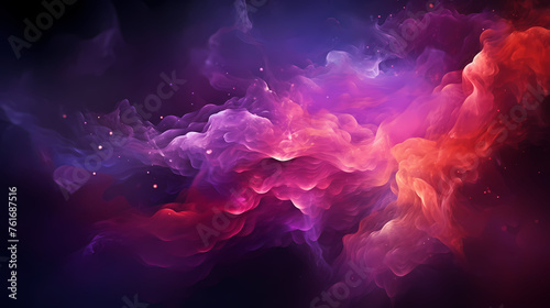 Colorful bokeh and smoke background © Derby
