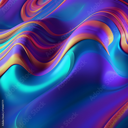 Abstract waves fluid background with modern design.