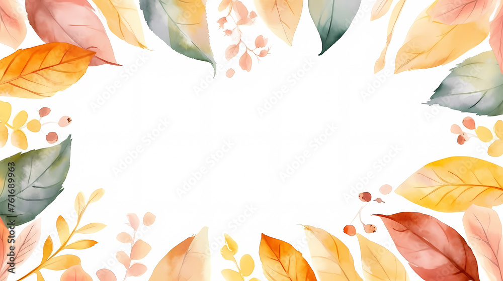 Fototapeta premium Autumn leaves background