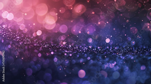 Magical Abstract Bokeh in Purple and Pink Tones