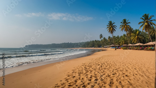 magnificent beach in Goa India