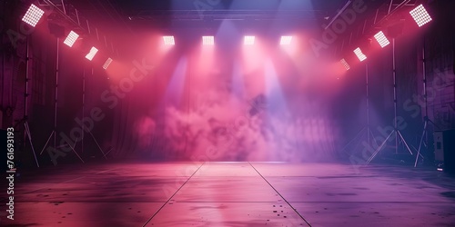 Rap/Hip Hop-themed Backdrop with Emptied Copy Space. Concept Rap/Hip Hop Theme, Backdrop, Emptied Copy Space