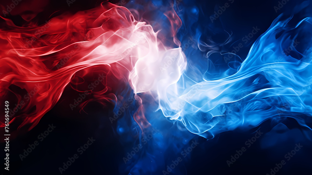 Colored smoky light Colored smoky light