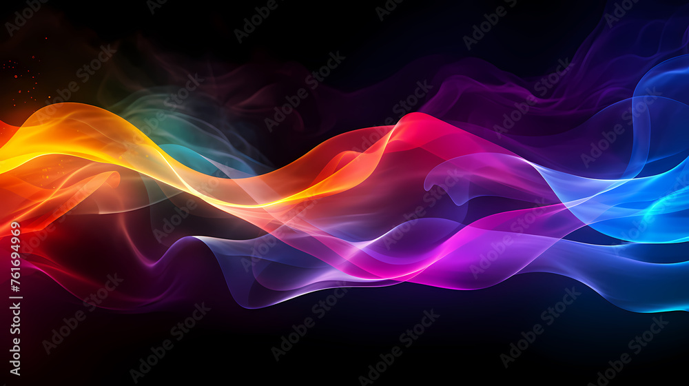 Colored smoky light Colored smoky light
