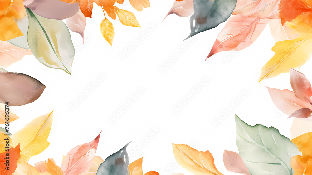 Autumn leaves background