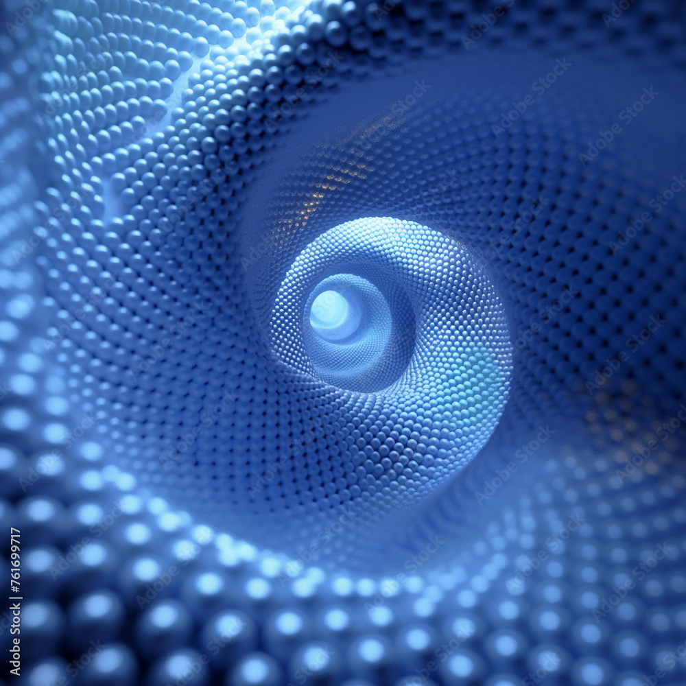Blue digital mesh vortex background 002