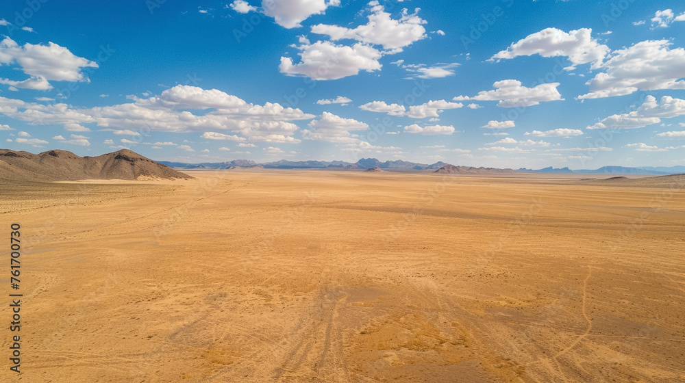 Vast Desert of Utah view from above