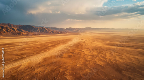 Aerial View of Utah Desert Landscape