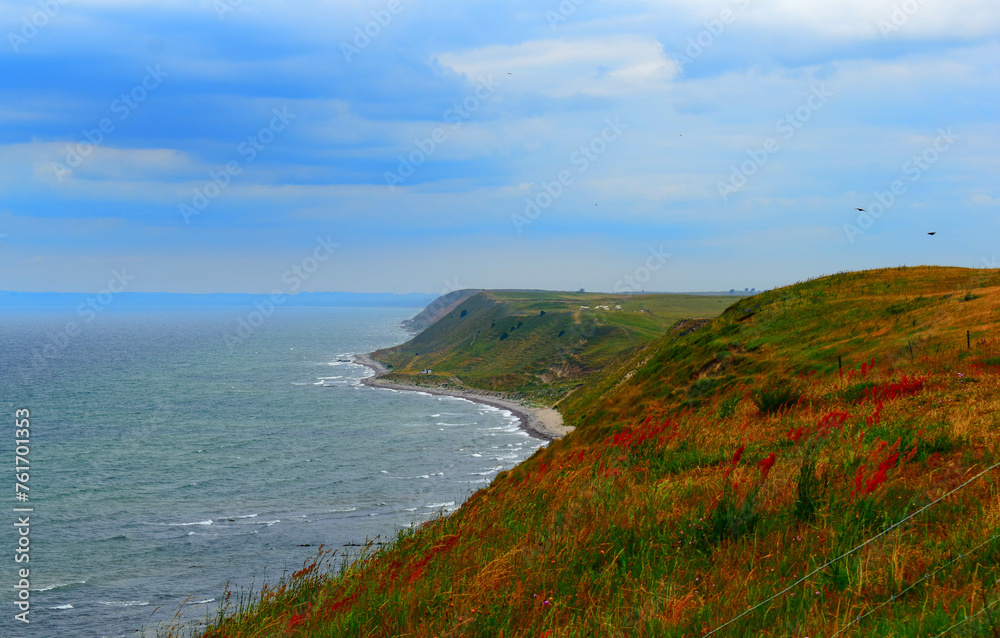 Baltic Sea in Sweden, Landscape view from Ales Stones.