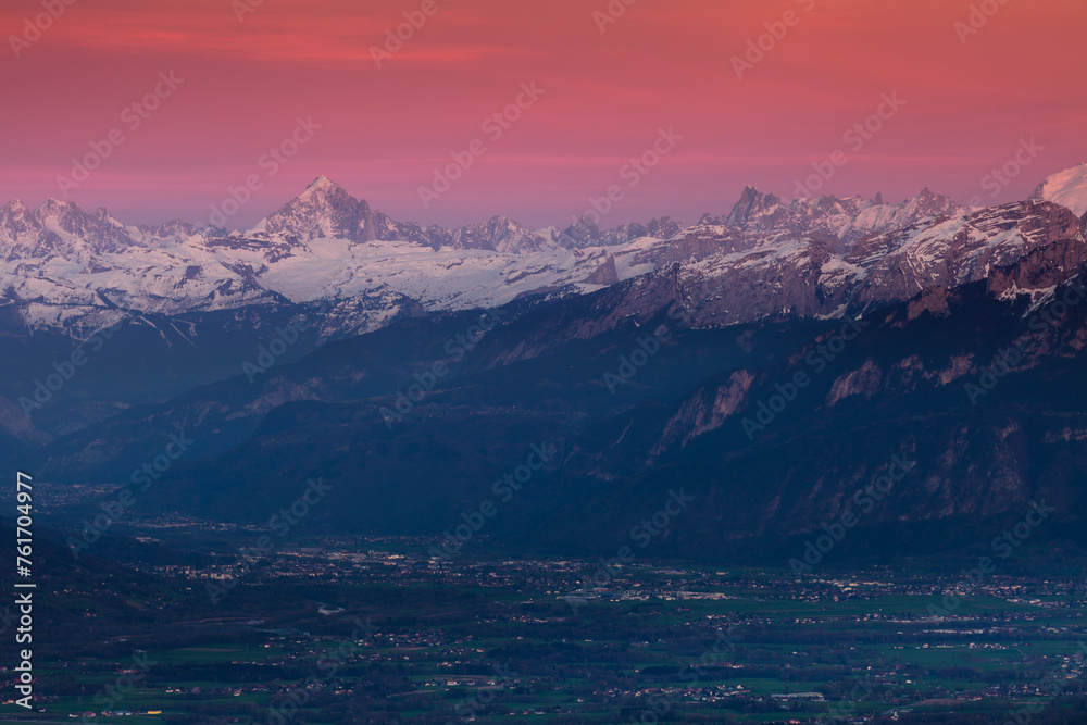 Massif du mont blanc