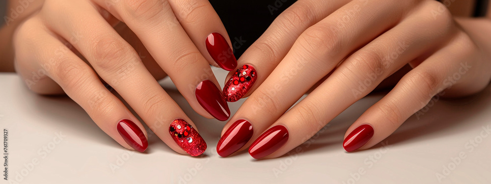 woman's hands with beautiful manicure. Selective focus. woman's hands with beautiful manicure. Selective focus.