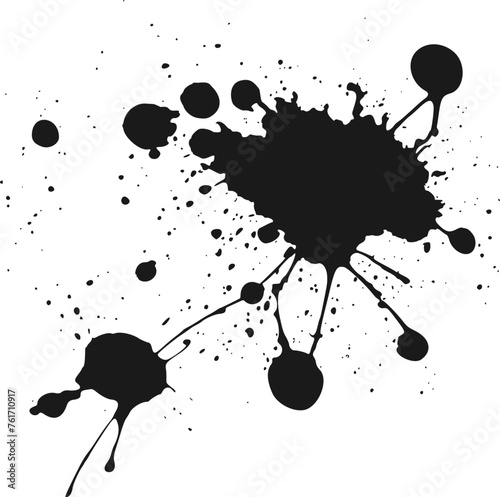 Ink splash design