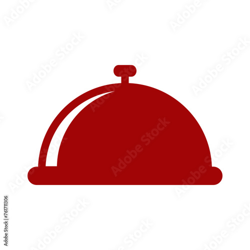 tray food icon design vector template