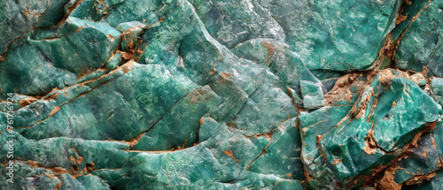 extreme close up texture of granite with emerald viens