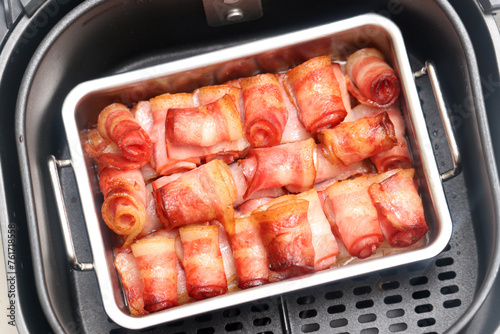 bacon roll fried in air fryer