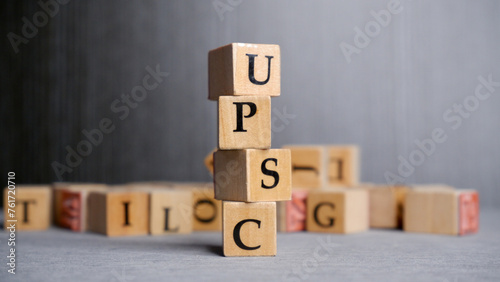 Union Public Service Commission or UPSC exam concept.
