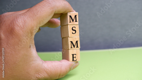 MSME or Ministry of Micro, Small and Medium Enterprises concept.