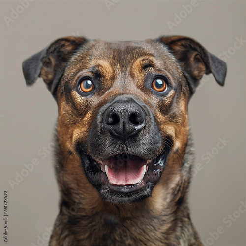 Portrait of a mixed breed dog