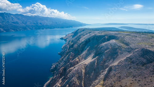 Explore the breathtaking beauty of Kamenjak, located along the stunning coastline of Croatia on the island of Rab captured from a drone