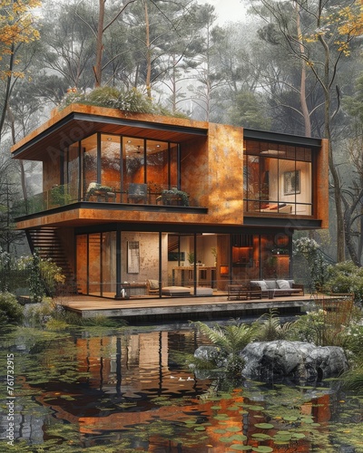 Architecture project 3D ren...