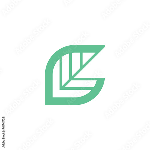 Green Leaf Letter G Logo Vector