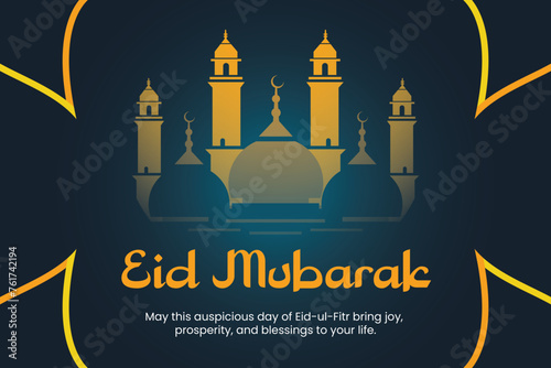 Eid Mubarak Social media design (ID: 761742194)