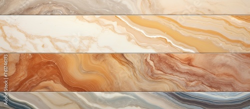 Wallpaper Mural A detailed shot capturing the intricate beauty of a multicolored marble texture, perfect for inspiring wood flooring, art painting, or even cuisine dish presentations Torontodigital.ca