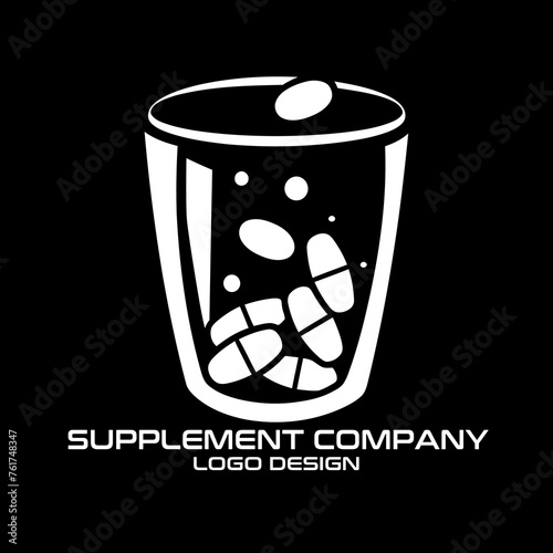 Supplement Company Vector Logo Design