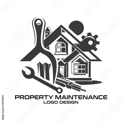 Property Maintenance Vector Logo Design