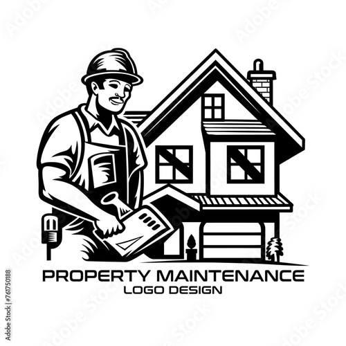 Property Maintenance Vector Logo Design