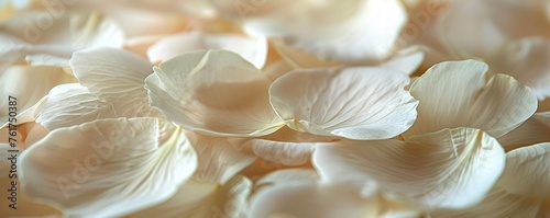 Petals in white