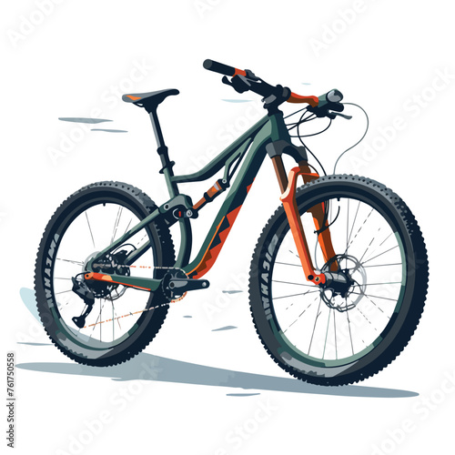 Create a rugged mountain bike equipped with advance