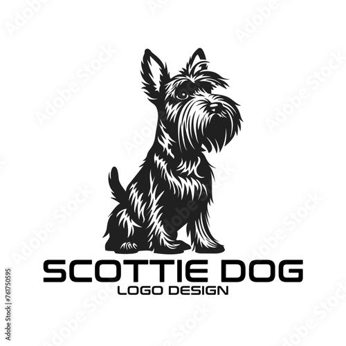 Scottie Dog Vector Logo Design