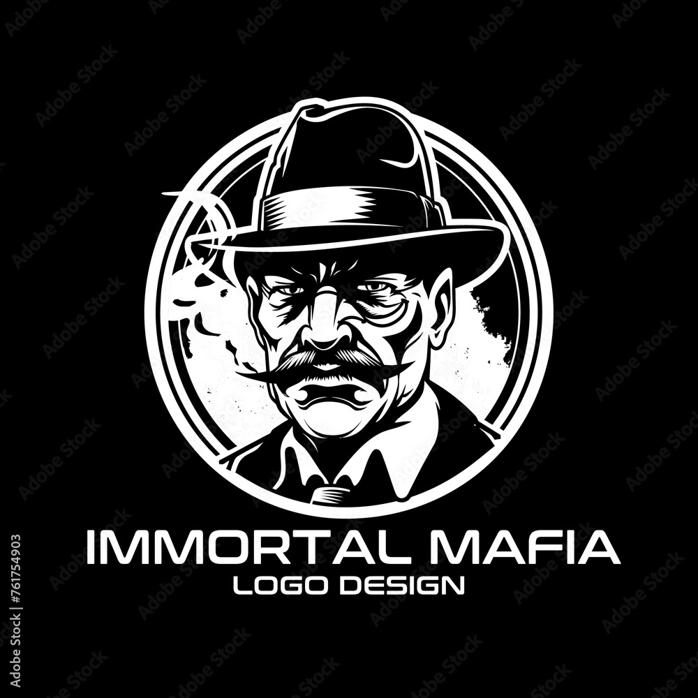 Immortal Mafia Vector Logo Design Immortal Mafia Vector Logo Design