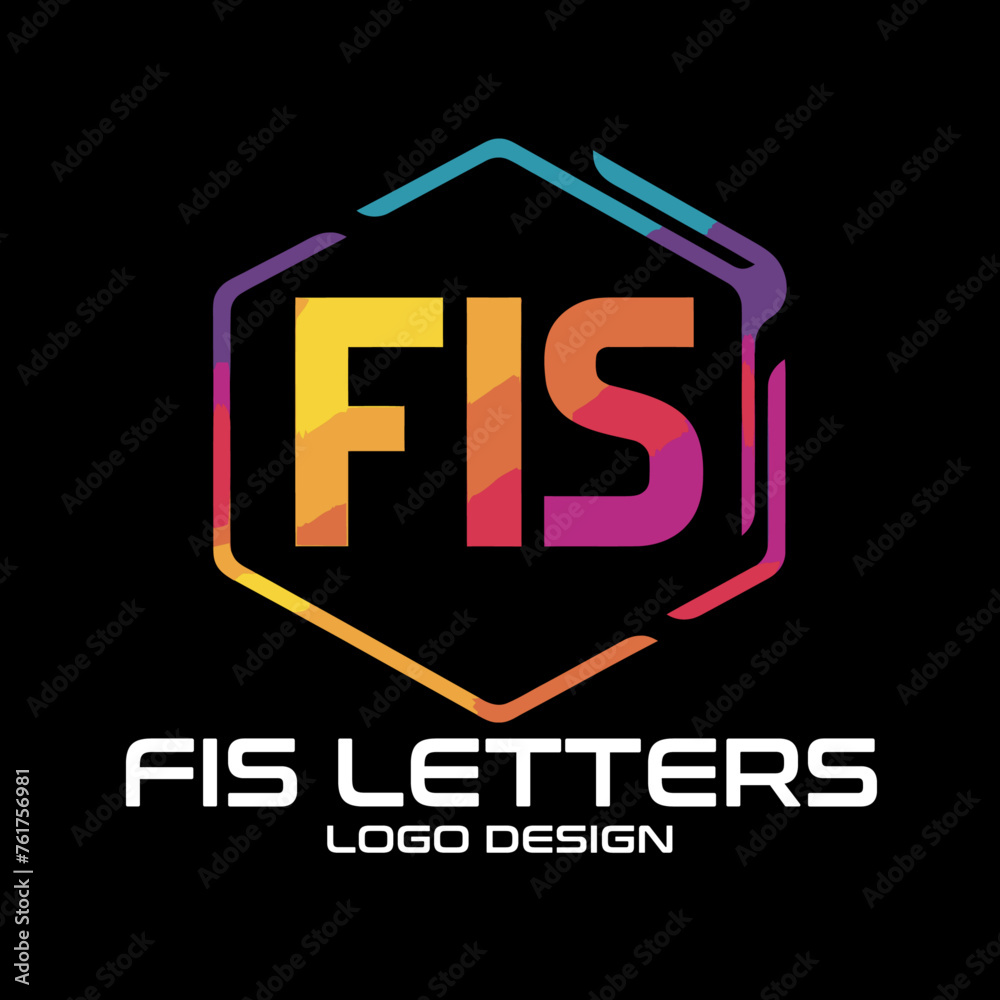 FIS Letters Vector Logo Design FIS Letters Vector Logo Design