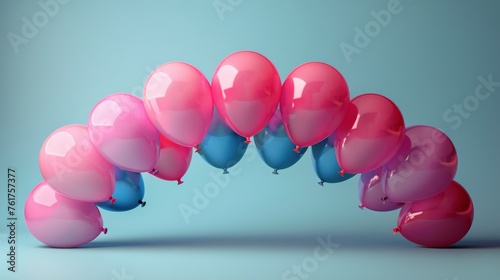 Bunch of Balloons Floating in the Air